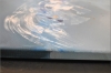Silent Horizon – Large Blue Abstract Seascape Painting