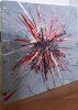 Contemporary Cradled Wood Abstract Acrylic Painting