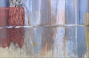 Abstract Cityscape Painting – Melted Horizons