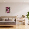 Crimson Form Canvas Painting