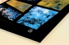 Windows – Blue and Gold Geometric Abstract Painting