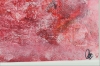 Abstract Pink & Red Triptych – Fleurie