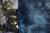 Free Spirit – Blue & Gold Textured Abstract Diptych