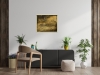 Golden Silence – Gold and Brown Textured Abstract Painting