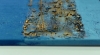 Blue Current – Blue and Gold Textured Abstract Painting
