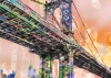 New York City Manhattan Bridge Gold 3