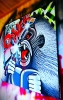 Abstract Graffiti Gorilla Painting 