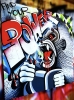 Abstract Graffiti Gorilla Painting 