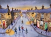 Play Street at Sunset