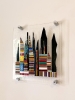 Glass City Wall Sculpture