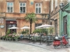 A Summer Afternoon at Camelot Cafe, Krakow