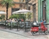 A Summer Afternoon at Camelot Cafe, Krakow