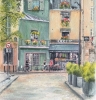 Odette Café, Paris street scene