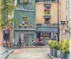 Odette Café, Paris street scene
