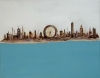City View Beige Canvas Painting