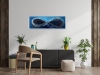 Abstract Blue Infinity Painting – Infinity Flow