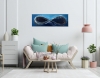 Abstract Blue Infinity Painting – Infinity Flow
