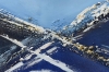 Abstract Blue Infinity Painting – Infinity Flow