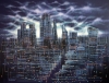 London City Skyline At Night