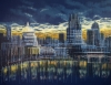 London Skyline At Sunset