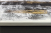 Urban Reflections – Large Black, White & Gold Abstract Cityscape