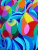 STILL LIFE OF STYLISED FRUITS