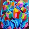 STILL LIFE OF STYLISED FRUITS