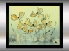 Golden Poppies – Abstract Floral Painting in Cream & Gold