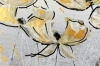 Golden Poppies – Abstract Floral Painting in Cream & Gold