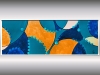 Blue and Gold Abstract Painting – Golden Balance