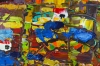 Sunset Wooded Abstract Landscape 140