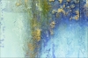 Abstract Turquoise Painting – Whispers of Azure