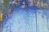 Abstract Turquoise Painting – Whispers of Azure