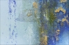 Abstract Turquoise Painting – Whispers of Azure