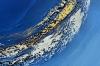 Waterworld – Blue Abstract Ocean Wave Painting