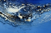 Waterworld – Blue Abstract Ocean Wave Painting