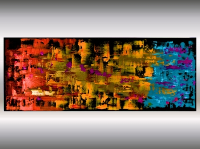 Colourful Abstract Painting – Chromatic Passage