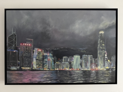 Hong Kong Across The Bay.
