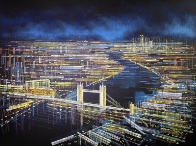 London Skyline At Night