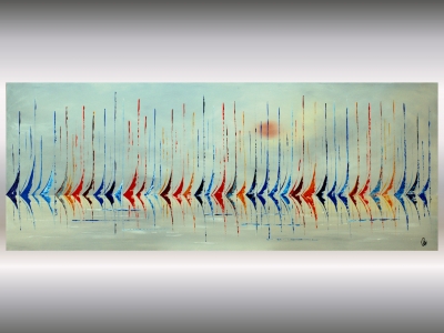 Sailing Colours – Large Regatta & Sailboat Painting