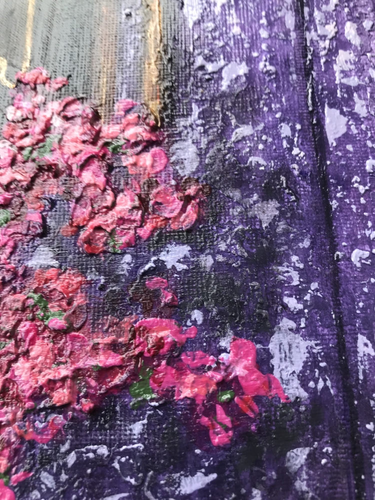 Sunlit Blossoms at the Window