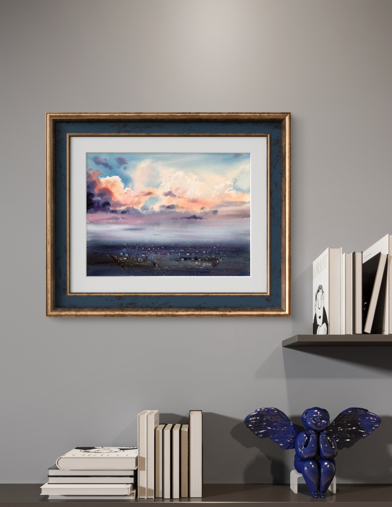 City Cloudscape at Sunrise