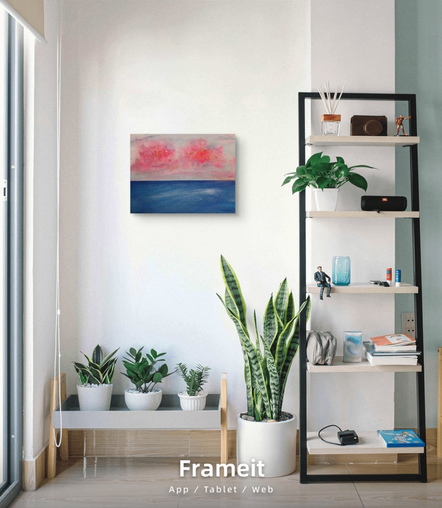 Where the sky learns the sea