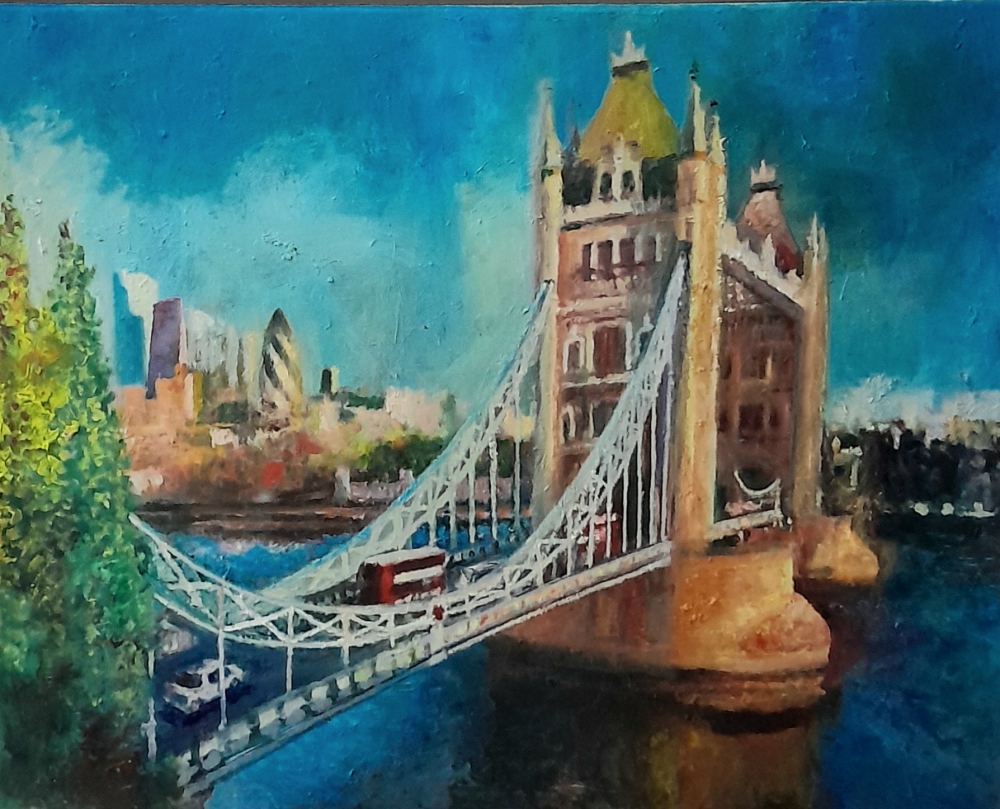 Tower Bridge and the City of London
