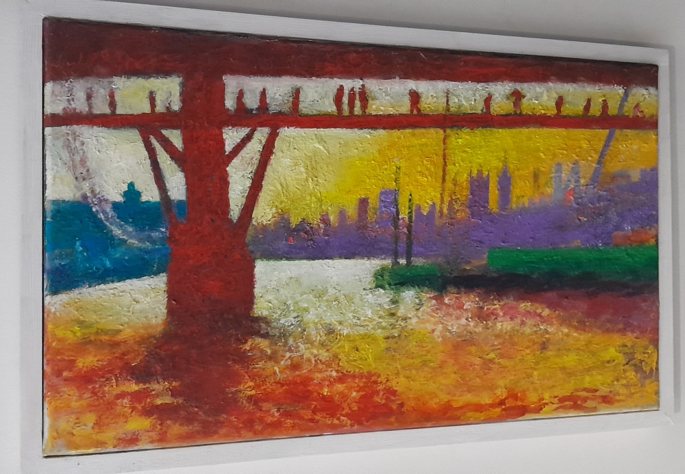 Westminster from Jubilee Bridge 