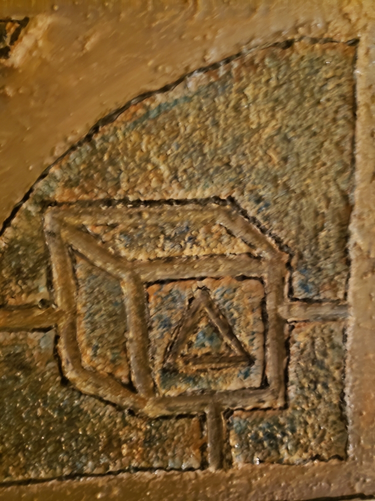 Number 666, Acrylic, on canvas, 16x48x1.5 inch, SKU 1036 