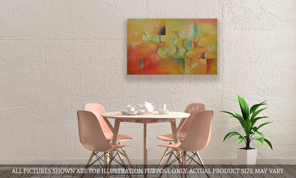 Passion of tranquility, Acrylic on canvas, 30x48, SKU 1096 