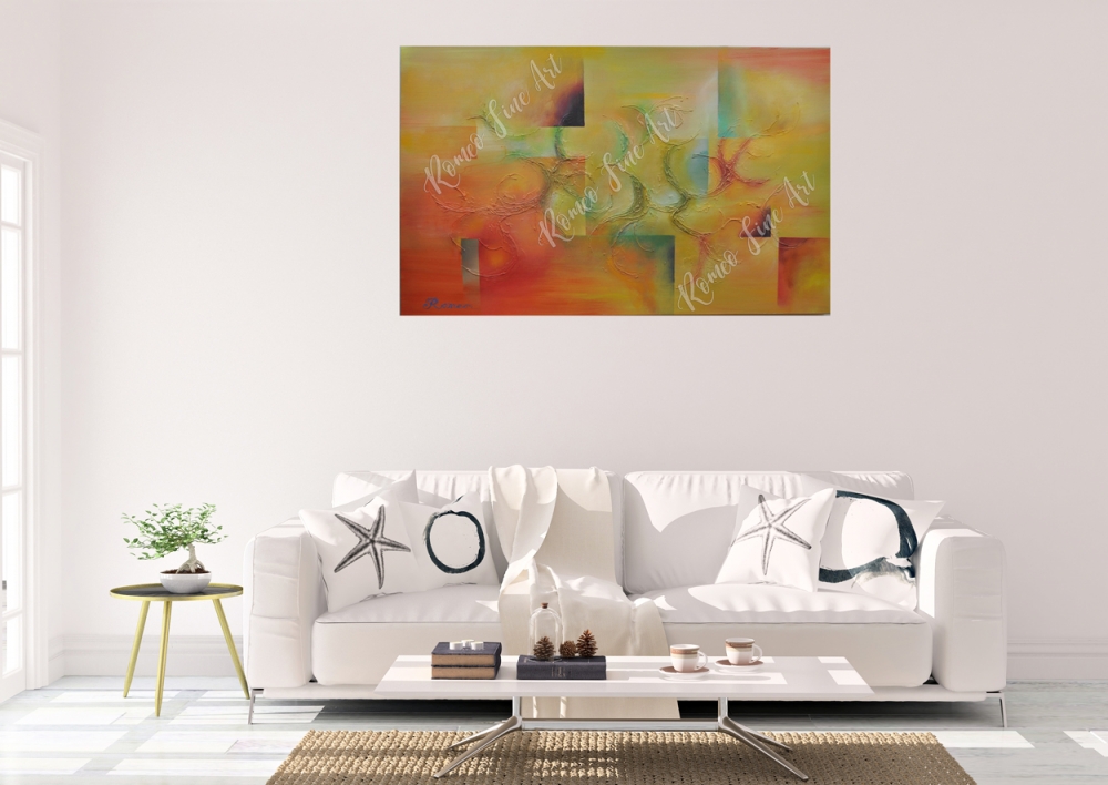 Passion of tranquility, Acrylic on canvas, 30x48, SKU 1096 