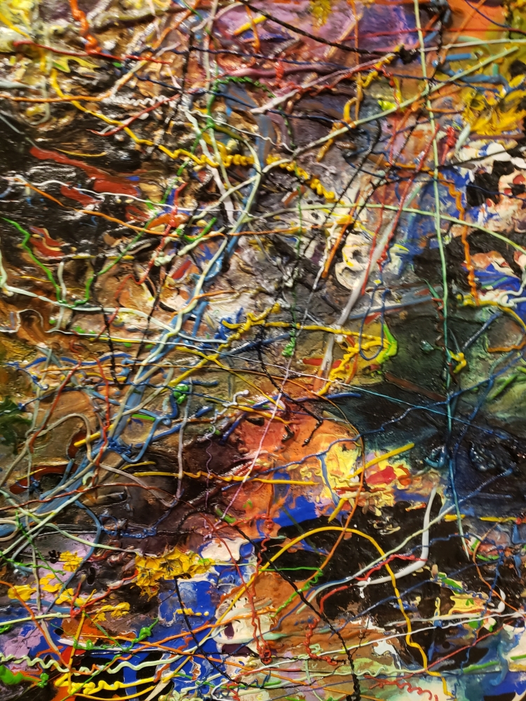 Night's Dreams, Acrylic on canvas, 24x36 inch SKU-1151 