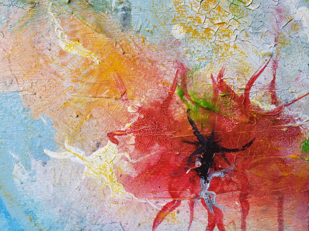 Reptilian Galaxy, acrylic on canvas, 30x40 inch, 76x101.5 cm, SKU 1199